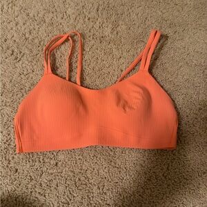 lululemon athletica Ribbed Double-Strap Bralette - Coral